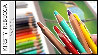 How to use PASTEL PENCILS  A complete BEGINNER guide [upl. by Nilcaj]