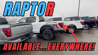 2024 Ford F150 Raptor inventory updates  Raptor R sitting on lots [upl. by Llatsyrc154]