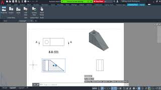 74 Create Section and Detail Views AutoCAD Tutorial [upl. by Nillad306]