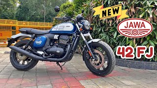 New Jawa 42 Fj Launch New Features On Road Price Detail Review  Jawa 42 Fj New Model 2024 Review [upl. by Elitnahc]