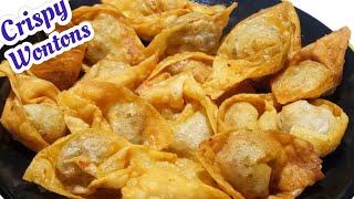 Crispy Fried chicken Wontons Recipeاب بنائیں ریسیپی میرے طریقے سے [upl. by Vassell877]