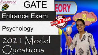 GATE Psychology 2021 Model Questions MCQs amp Multiple Select Questions MSQs  Right Approach [upl. by Doughty]