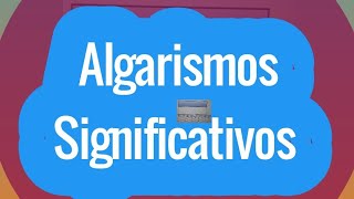 Algarismos Significativos Explicações passo a Passo Aula 03 [upl. by Tsirhc]