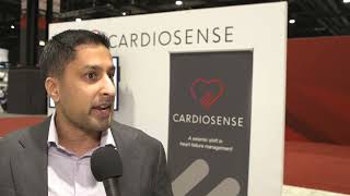 AHAs CHTI Interviews Amit Gupta Cardiosense [upl. by Kitchen]