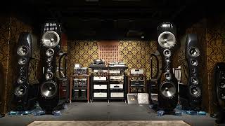 Hong Kong  Fung Ning Audio 豐寧音響  Kharma Exquisite Extreme Grand Goldmund Telos8800 WADAX  M3 [upl. by Ahseka]