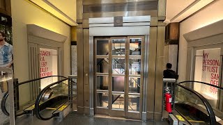 Fujitec Glass Elevator At Saks Off 5th Avenue In East Midtown Manhattan NYC Trio Vid 07162024 [upl. by Yetti]