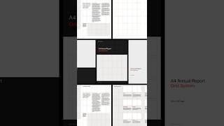 A4 Annual Report Grid System for Adobe InDesign [upl. by Markos]