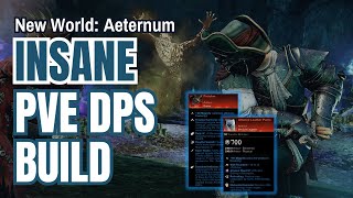 New World Aeternum INSANE PvE DPS Build RapierSpear [upl. by Aniez631]