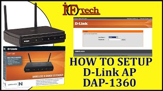 How to configure DLink DAP1360 Step by Step Complete Configuration [upl. by Artsa128]