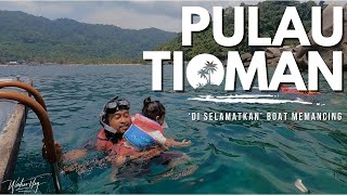 PULAU TIOMAN ni cantik macam MALDIVE   diselamatkan boat memancing kalau tak tak pergi BERCUTI [upl. by Nnyliak]