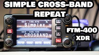 Yaesu FTM400 XDR Cross Band Repeat Demonstration [upl. by Basilius560]