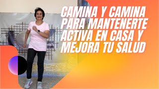 ¿Qué ejercicios hacer en Casa para mantenerme ACTIVO si soy Mayor Rutina caminata en Casa [upl. by Idissac785]