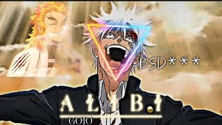 GOJO 4K BAD LANGUAGE EDIT 🥵 GOJO VS TOJI [upl. by Anitel]