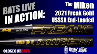 Miken Freak Gold End Loaded Slowpitch Bat USSSA MGD21U 2021 Hitting [upl. by Uhp]