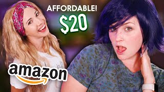 We Tested Amazons Most Affordable Wigs  Try On Haul [upl. by Jenilee]