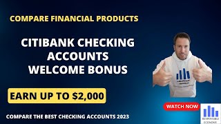 Welcome bonus offered by Citibank Checking accounts [upl. by Korff826]