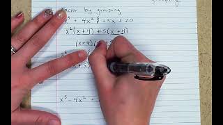 Factoring Polynomials Double Grouping A1mp4 [upl. by Myca]