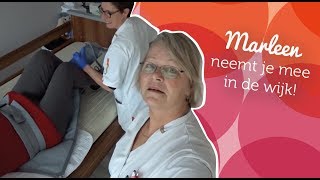 Marleen neemt je mee in de wijk 2  wijkverpleegkundige in Nijverdal [upl. by Acirederf]