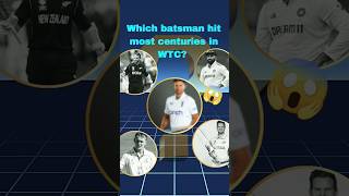 Top 5 Cricket Players Most Centuries in WTC Revealed 🏏🔥cricket shorts [upl. by Jemine]