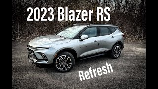 2023 Chevy Blazer RS  What changed  Walk Around and Review [upl. by Sanchez]