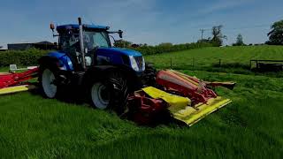 1st Cut Silage In Cumbria 2023 [upl. by Colwen52]