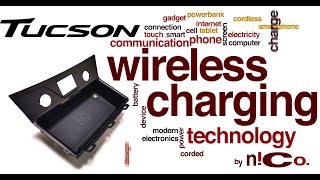 Tucson 2019 montaggio Wireless Charger aftermarket [upl. by Viafore989]