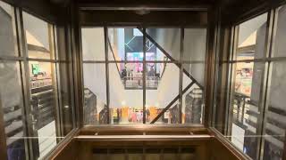 Fujitec Hydraulic Scenic Elevator  Saks Off 5th East 57th Street New York NY [upl. by Rieger]