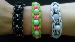 Perlen ArmbandCrazy LoomRainbow LoomZauber LoomDeutsch [upl. by Cadmann]