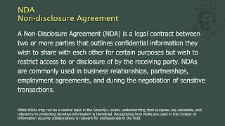 NDA  Nondisclosure Agreement [upl. by Annabel]