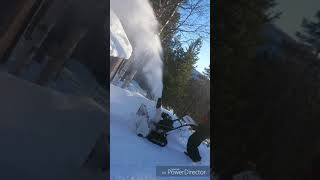 Snowblower Norlett 523T with 8Hk Engine 2018 [upl. by Suivart]