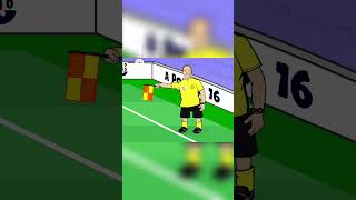 The Refs Offside Calls Break Recordsreferee offside call breaking records football shorts [upl. by Shutz]