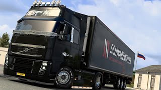 quotSCHWARZMÜLLER Trailer St Petersburg Russia Euro Truck Simulator 2  Realistic Driving 4K [upl. by Erait]