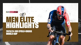 Waterloo  Men Elite Highlights  202324 UCI Cyclocross World Cup [upl. by Zipporah]