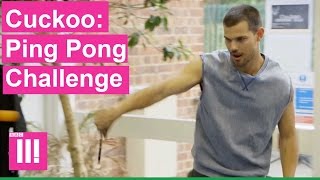 Taylor Lautner vs Greg Davies  The Ping Pong Challenge [upl. by Anafetse]