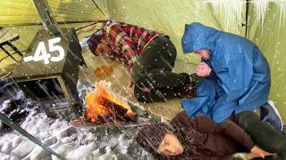 45° Solo Camping 4 Days  Snowstorm Wild Camping in the Lake District  The Last Taste of Winter [upl. by Lamaj]