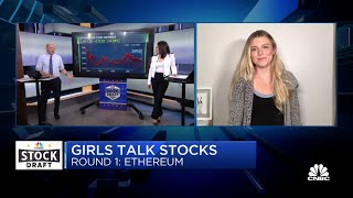 TikToks Kayla Kilbride scoops up ethereum in CNBC Stock Draft [upl. by Olette602]