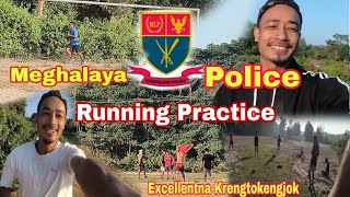 Meghalaya Police ABUB Constable Running PracticeMLP Recruitment 2024Admit Card Mantokjok [upl. by Koo]