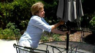 Tilt Patio Umbrella  Your Guide to Opening and Tilting [upl. by Atnwahsal]