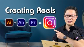 Creating Instagram Reels with Adobe Animate and Premiere Pro [upl. by Alacim]