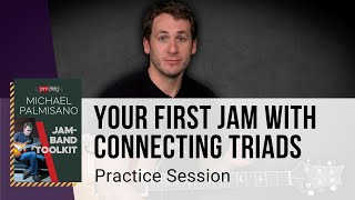 🎸 Michael Palmisano Guitar Lesson  Jam with Connecting Triads  TrueFire x JamPlay [upl. by Emina]