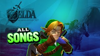 Zelda Ocarina of Time  All Songs [upl. by Lepine547]