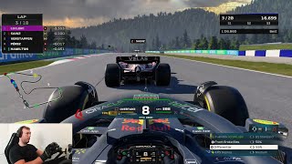 Trying to Defeat the 110 AI at Austria F1 22 [upl. by Enoitna]