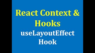 Hướng dẫn cách sử dụng useLayoutEffect Hook trong React [upl. by Wanyen549]