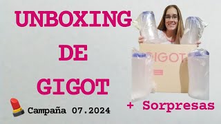 Unboxing de Gigot 🤍 Campaña 072024  Sorpresas para reír 😂 [upl. by Eniamerej542]