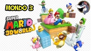 Super Mario 3D World  Walkthrough Mondo 3 in italiano [upl. by Oiziruam]