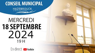 Conseil municipal du 18092024 [upl. by Danya506]