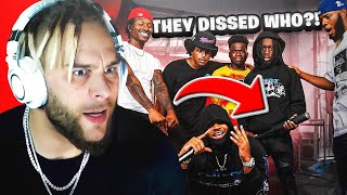 Amp Went Crazy Reacting To Amp 2022 Freshman Cypher Nick Briz Diss [upl. by Eneloj]