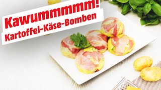 Einschlagende Wirkung Kartoffel Käse Bomben • KochMit [upl. by Reibaj]