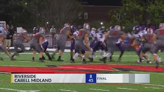 Riverside vs Cabell Midland Highlight [upl. by Ainerbas200]