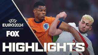 Netherlands vs Türkiye Highlights  UEFA Euro 2024  Quarterfinals [upl. by Armanda]